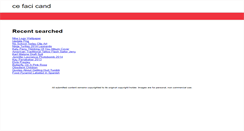 Desktop Screenshot of ce-faci-cand.info